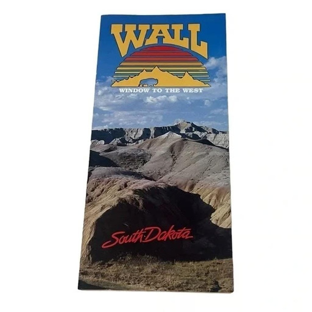 Wall South Dakota Window to the West Vintage Brochure 1990s